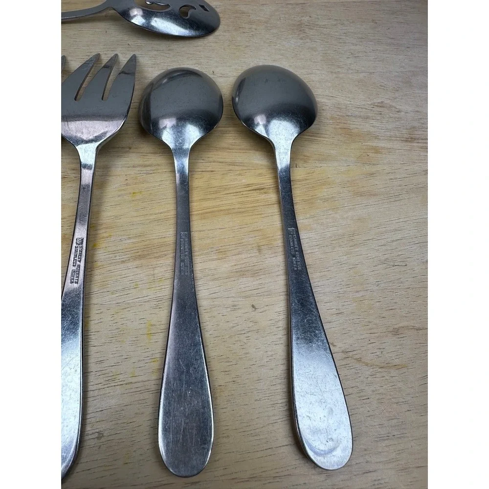 Stanley Roberts Stainless Flatware 7 Replacement Pieces‎ Satin Modern Taiwan SRB